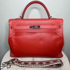 HERMES KELLY 35 LIMITED EDITION GHILLIES